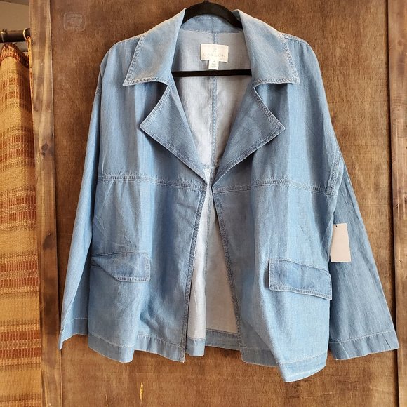 Caslon Jackets & Blazers - 🆕️ Caslon Light Wash Denim Jacket